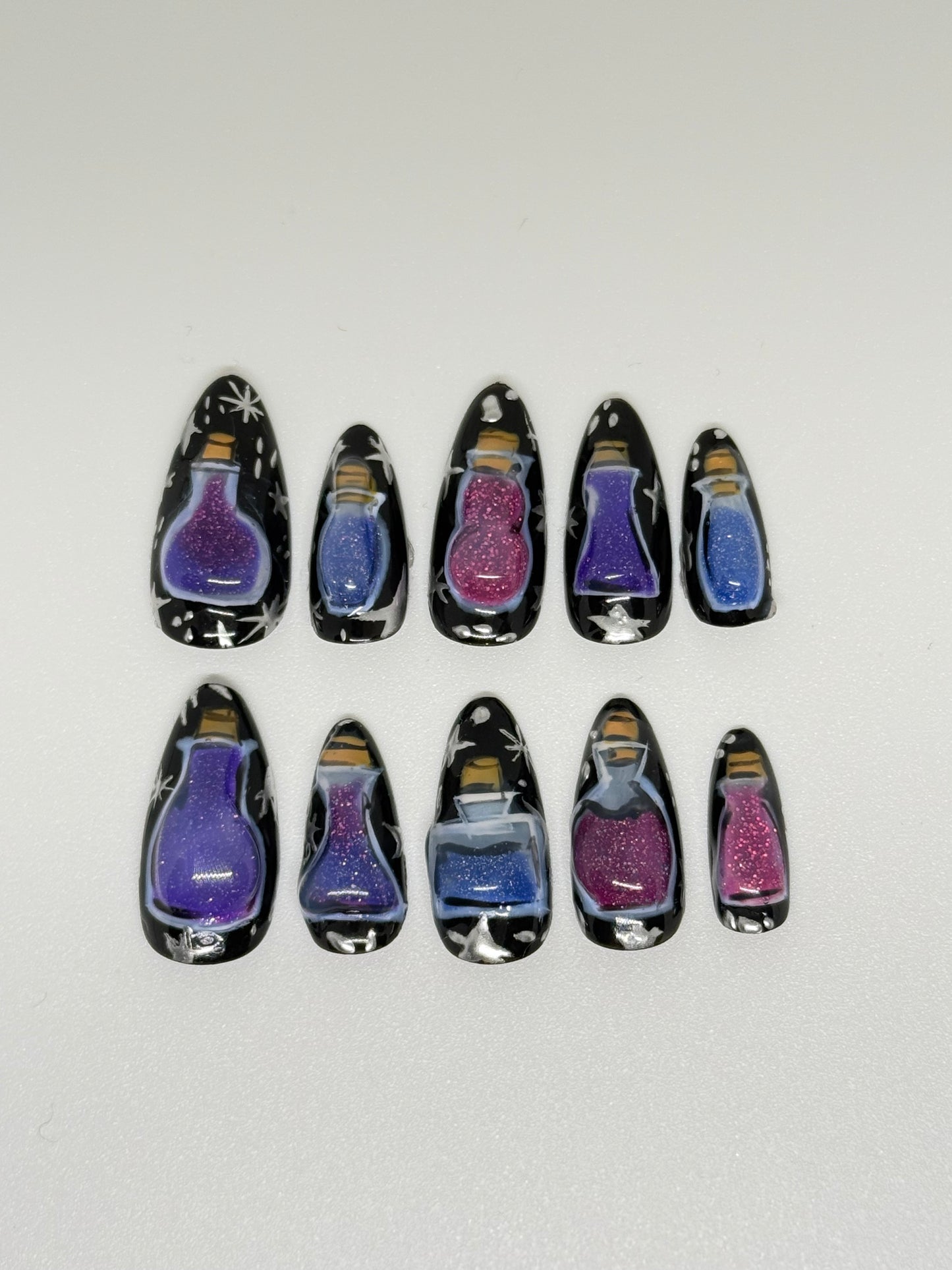 Color Changing Potion Bottle Set!