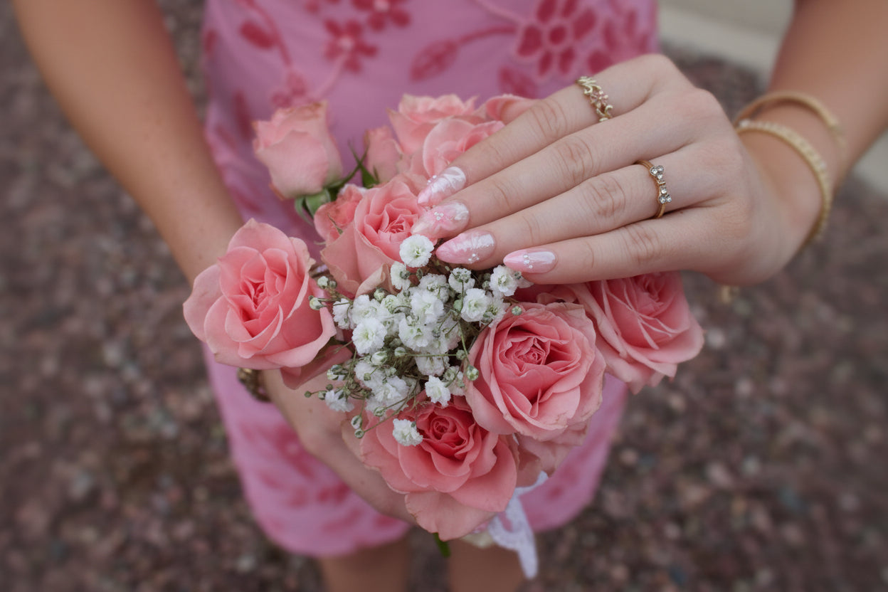 Chrome 3D Flower Set