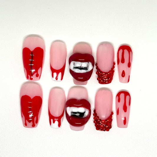 3D Vampire Nail Set 🧛🏻